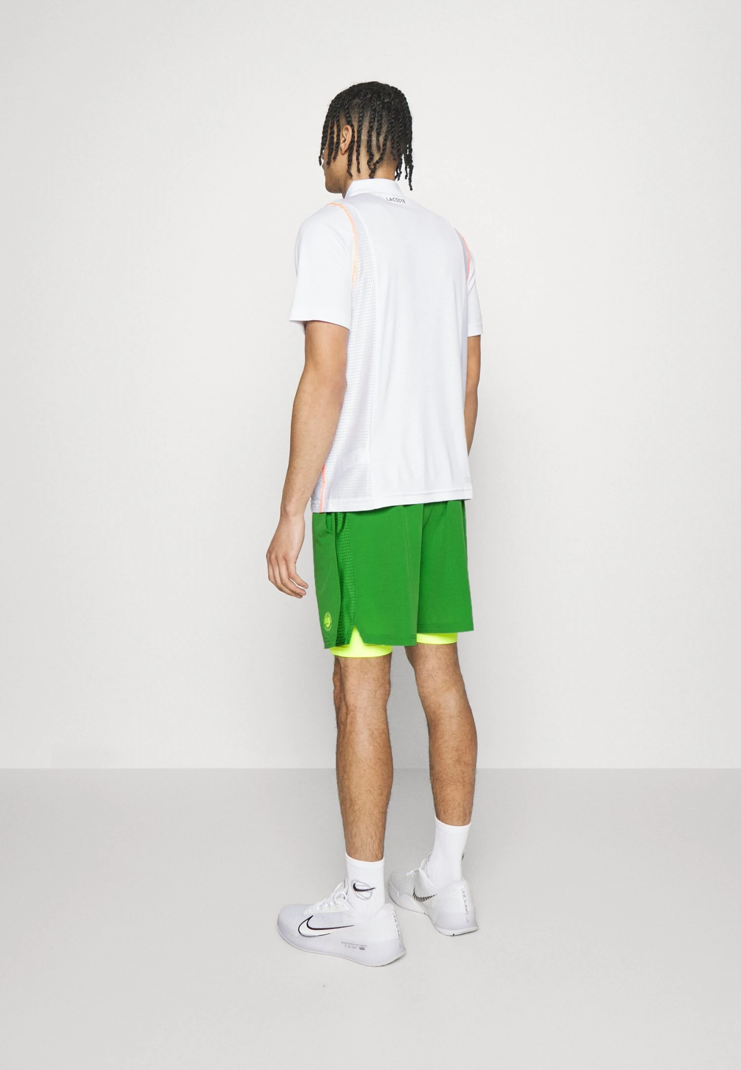Lacoste Sport Tennis Short 2-In-1 - Korte Broeken - Tarragon/Electric Yellow 3 Lacoste Sport Tennis Short 2-In-1 - Korte Broeken - Tarragon/Electric Yellow - Afbeelding 3