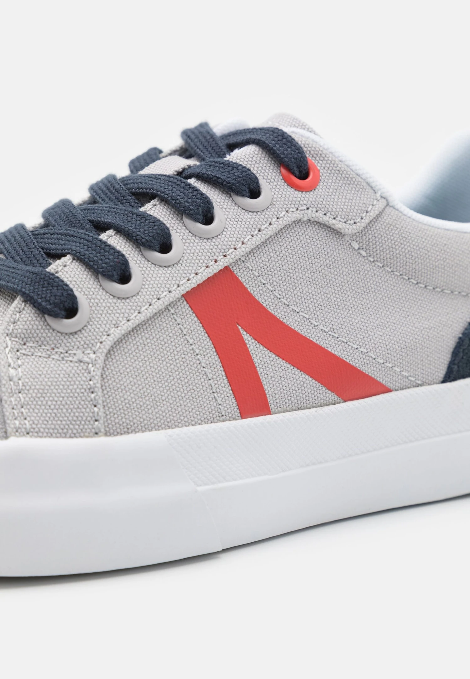 Lacoste Unisex - Sneakers Laag - Light Grey/Red 6 Lacoste Unisex - Sneakers Laag - Light Grey/Red - Afbeelding 6