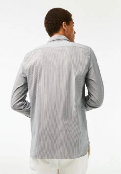 Lacoste Chemise Ml Homme - Overhemd - Blancnoir -Lacoste 4087a294e2674ae28fa85d9ef3ae625c