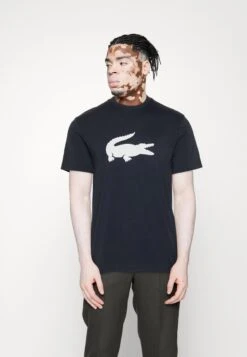 Lacoste Th4191 Kxe - T-Shirt Basic - Blue Night