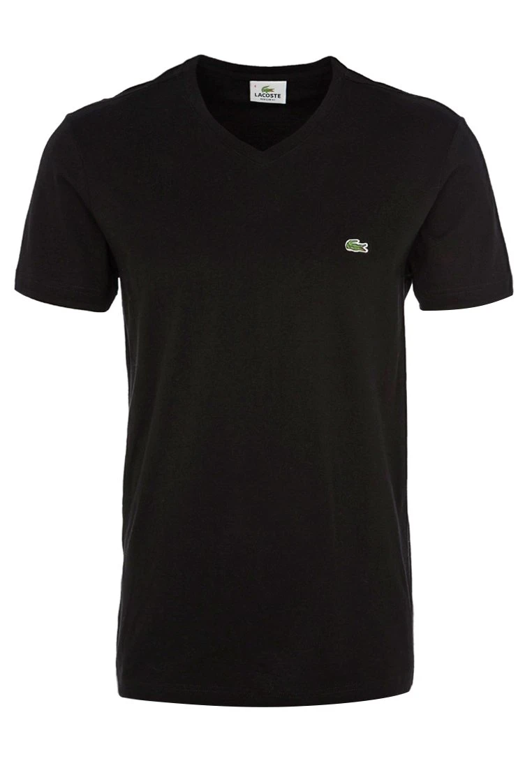 Lacoste T-Shirt Basic - Black 5 Lacoste T-Shirt Basic - Black - Afbeelding 5