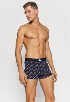 Lacoste 3 Pack - Onderbroeken - Marine/Blanc-Argent Chine-Methylene