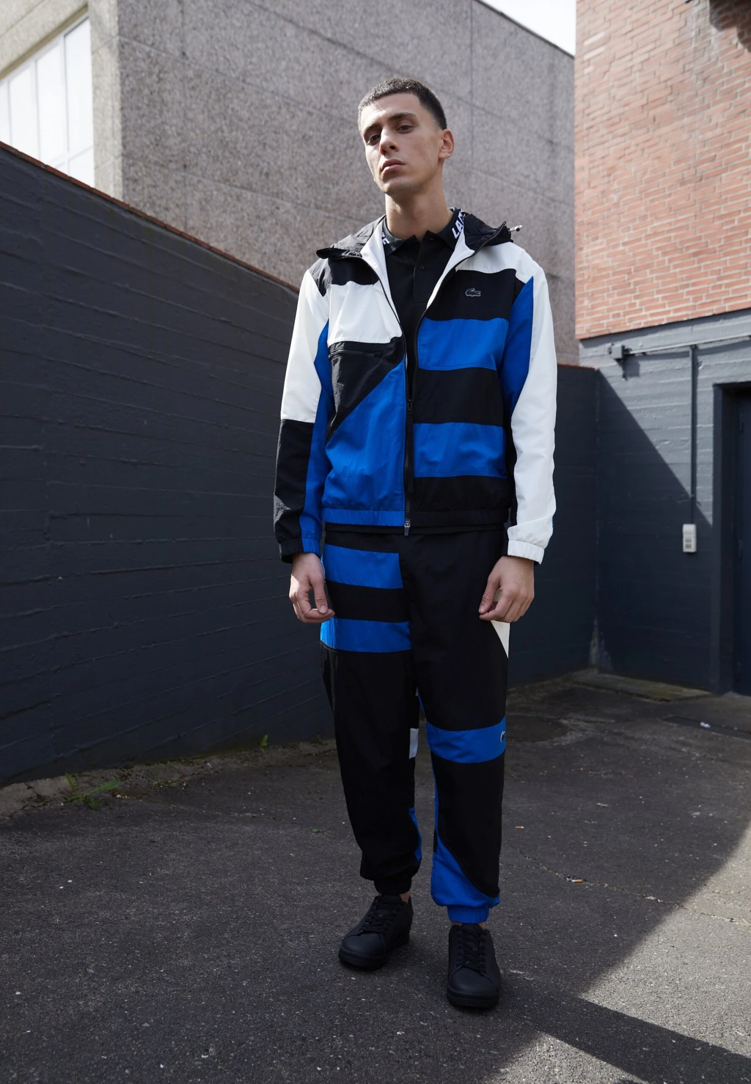 Lacoste Trainingsbroek - Noir/Marina/Farine 1 Lacoste Trainingsbroek - Noir/Marina/Farine