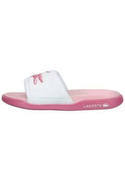 Lacoste Badslippers - Wht Pnk