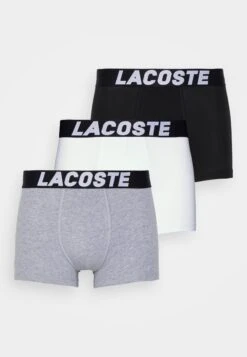 Lacoste 3 Pack - Onderbroeken - Noir/Blanc/Argent Chine