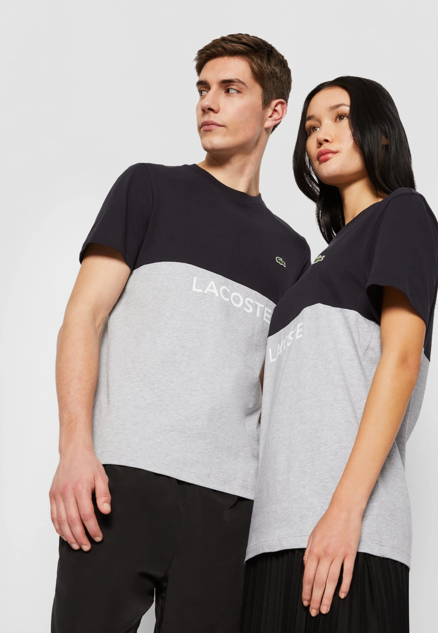 Lacoste T-Shirt Print - Abysm/Silver Chine 5 Lacoste T-Shirt Print - Abysm/Silver Chine - Afbeelding 5