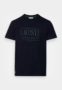 Lacoste Unisex - T-Shirt Print - Marine