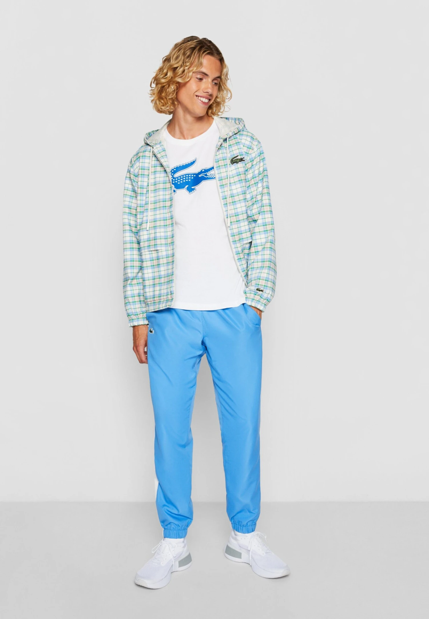 Lacoste Sport Big Logo - Sport T-Shirt - White/Kingdom 2 Lacoste Sport Big Logo - Sport T-Shirt - White/Kingdom - Afbeelding 2