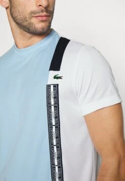 Lacoste Sport Tennis - Sport T-Shirt - Overview White/Navy Blue -Lacoste 4904c991e4b947a2bea8829a76171155