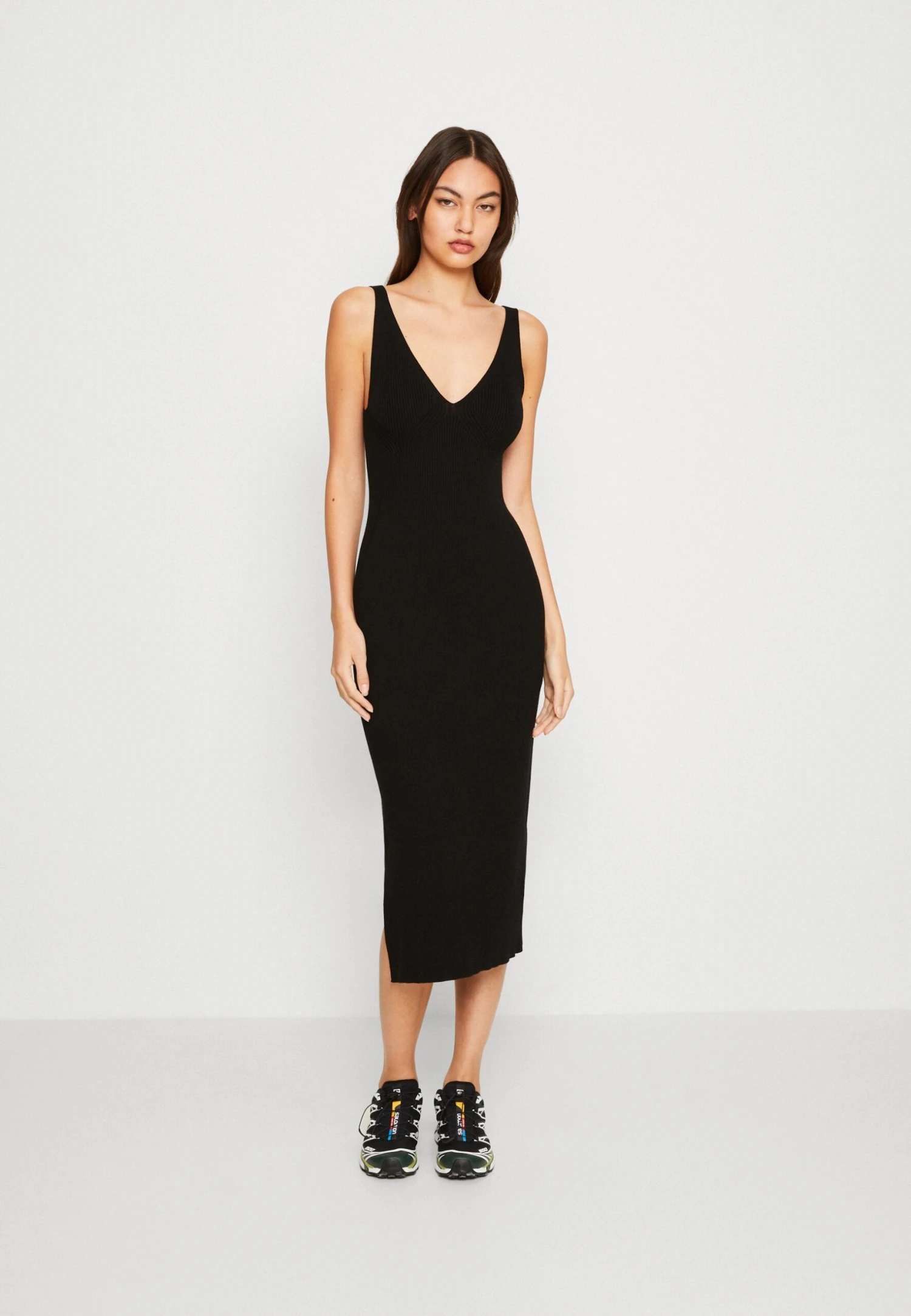 Lacoste Gebreide Jurk - Black 1 Lacoste Gebreide Jurk - Black