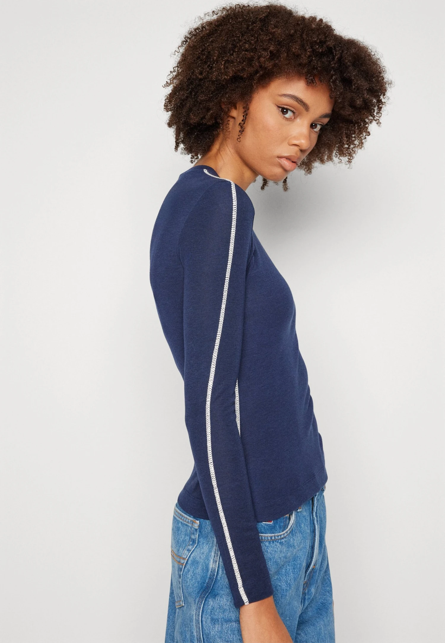 Lacoste Longsleeve - Navy Blue 6 Lacoste Longsleeve - Navy Blue - Afbeelding 6