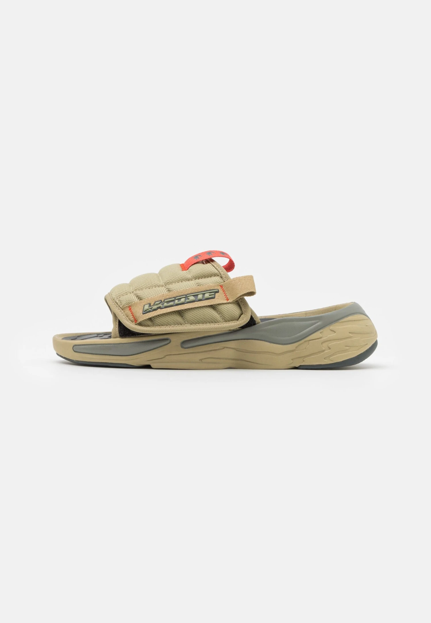 Lacoste Ace Slide - Muiltjes - Khaki/Dark Grey 1 Lacoste Ace Slide - Muiltjes - Khaki/Dark Grey