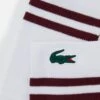 Lacoste Sport Tennis Sock Tour Unisex - Sportsokken - Blanc/Bordeaux
