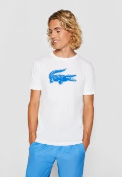 Lacoste Sport Big Logo - Sport T-Shirt - White/Kingdom 9 Lacoste Sport Big Logo - Sport T-Shirt - White/Kingdom -Lacoste 4f343694c94447259a78cdace8a8e8b7