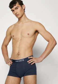 Lacoste 3 Pack - Onderbroeken - Parma Navy Blue Silver Chine -Lacoste 51b9fbc5ac2a42ffbc4c149061bf1018