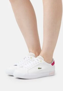 Lacoste Powercourt - Sneakers Laag - White/Pink