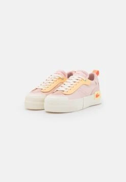 Lacoste Platform- Sneakers Laag - Lightt Pink/Light Yellow -Lacoste 52cac16949d44c4ebbefe6b92a5c0372