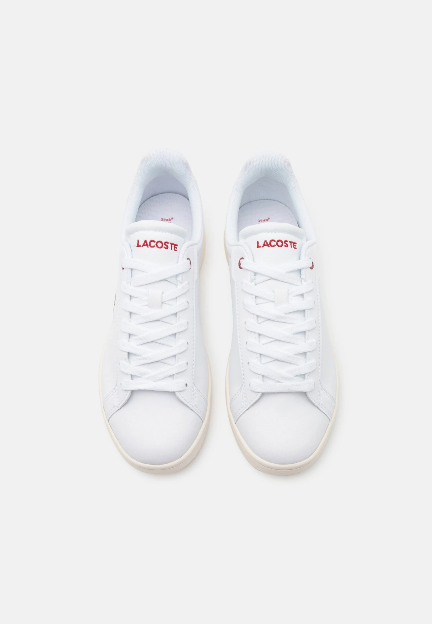 Lacoste Carnaby Pro Unisex - Sneakers Laag - White/Red 4 Lacoste Carnaby Pro Unisex - Sneakers Laag - White/Red - Afbeelding 4