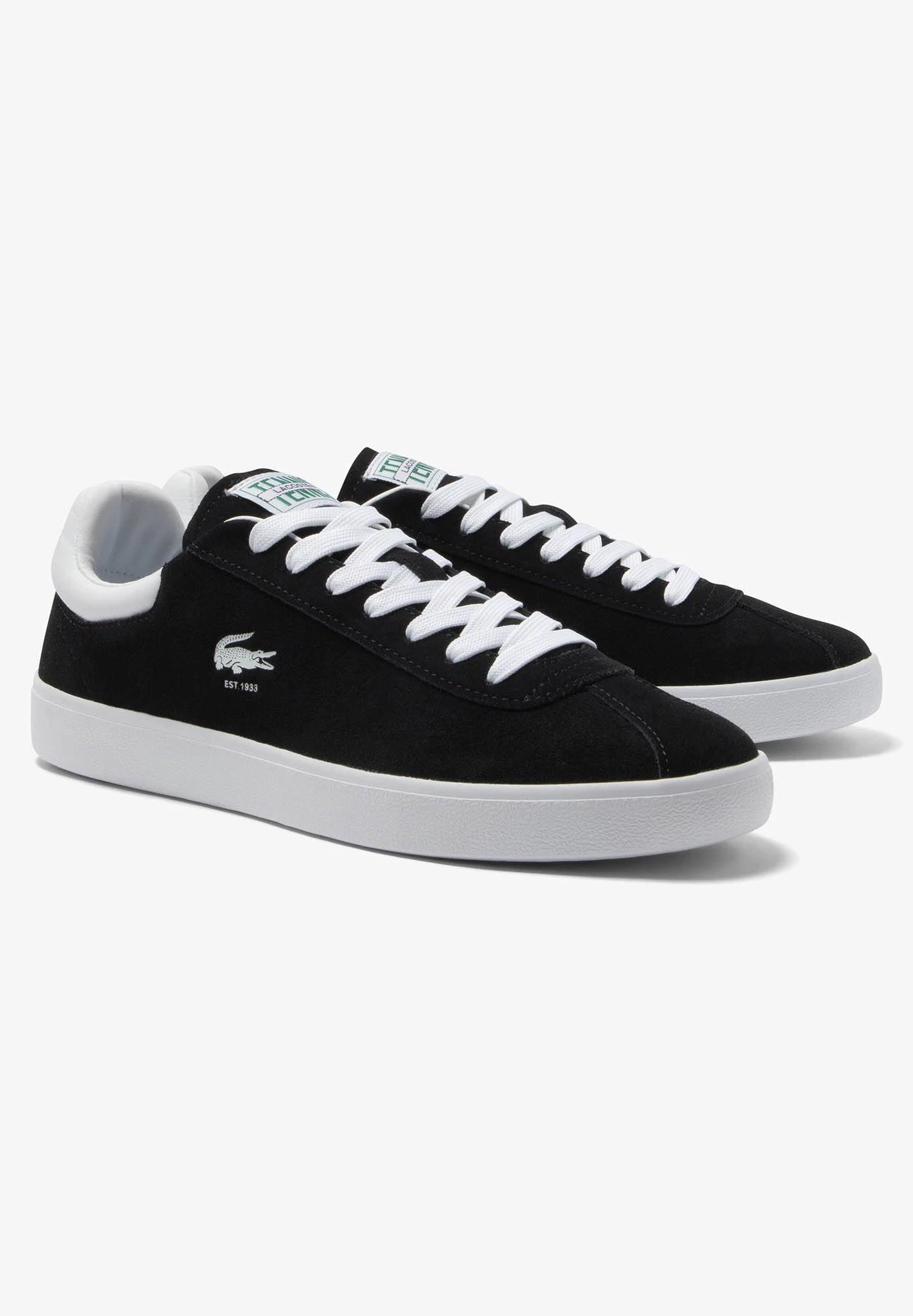 Lacoste Baseshot Sma - Sneakers Laag - Blk/Wht 2 Lacoste Baseshot Sma - Sneakers Laag - Blk/Wht - Afbeelding 2
