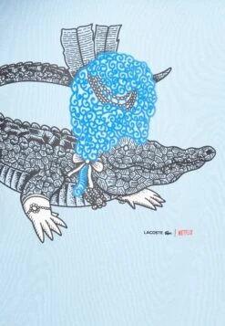 Lacoste X Netflix - Sweater - Light Blue -Lacoste 5698396ebfa64f0098857b1b6b4636c1