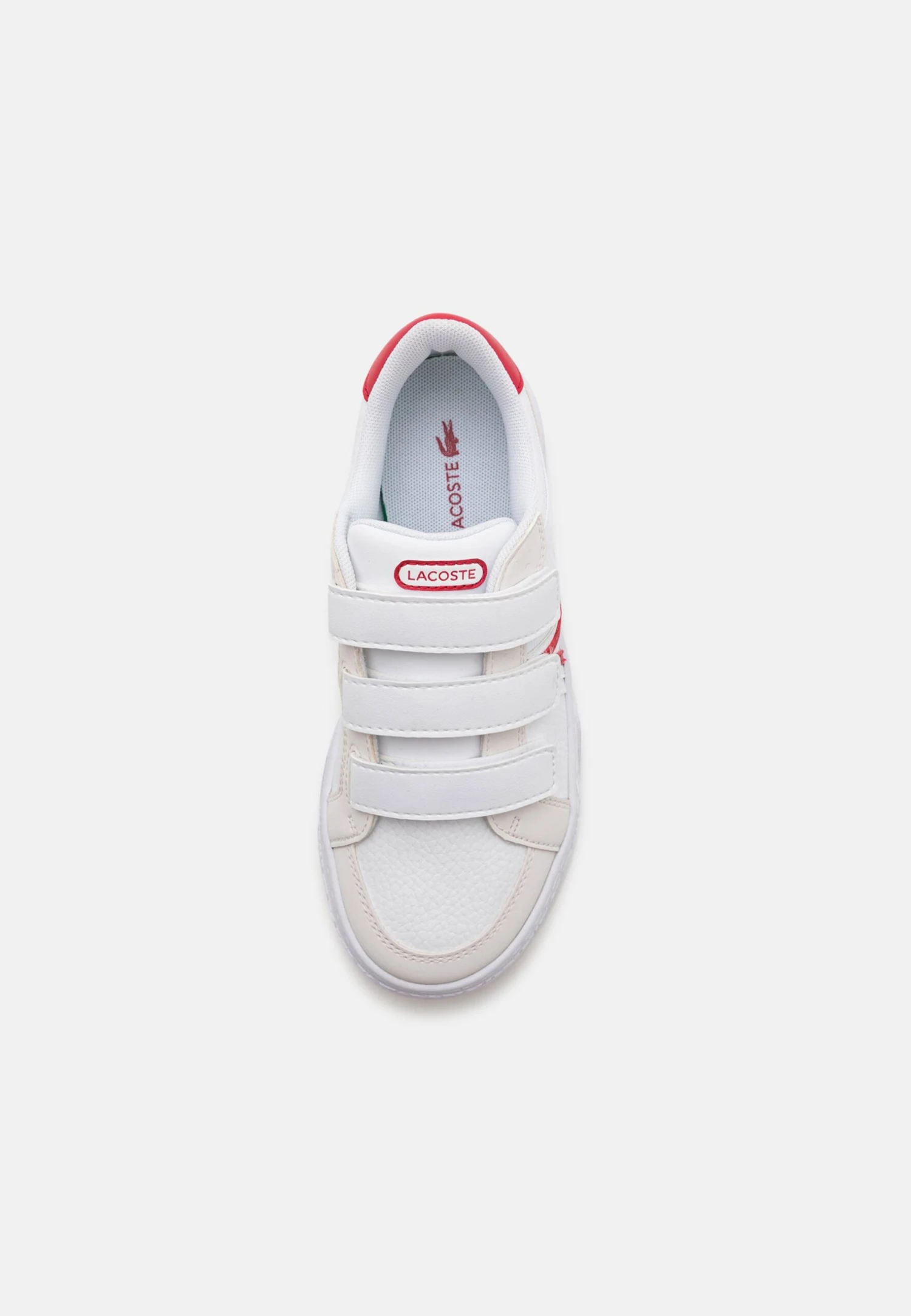 Lacoste Unisex - Sneakers Laag - White/Red 4 Lacoste Unisex - Sneakers Laag - White/Red - Afbeelding 4