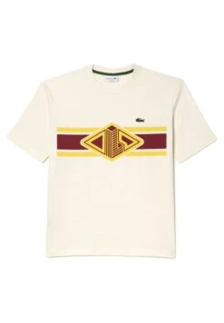 Lacoste T-Shirt Print - Blanc -Lacoste 5ab3709a3d474971b91d0634c4a9e14d