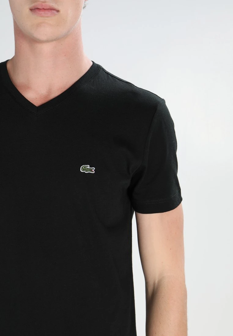 Lacoste T-Shirt Basic - Black 4 Lacoste T-Shirt Basic - Black - Afbeelding 4