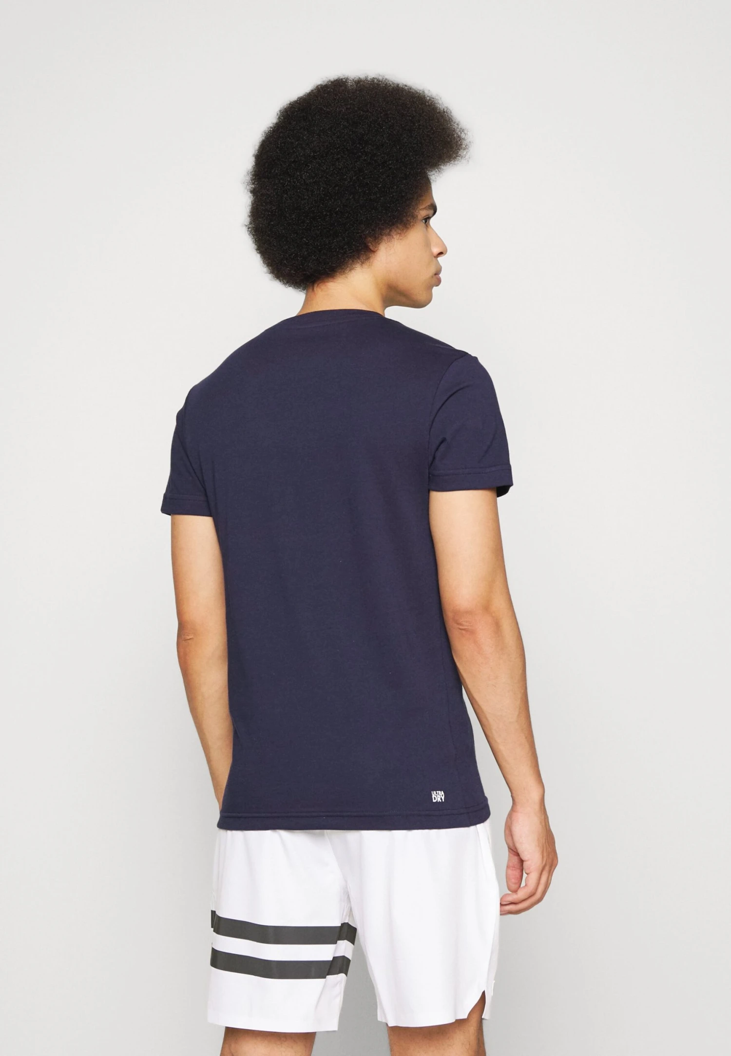 Lacoste Sport Big Logo - Sport T-Shirt - Navy Blue/White 3 Lacoste Sport Big Logo - Sport T-Shirt - Navy Blue/White - Afbeelding 3