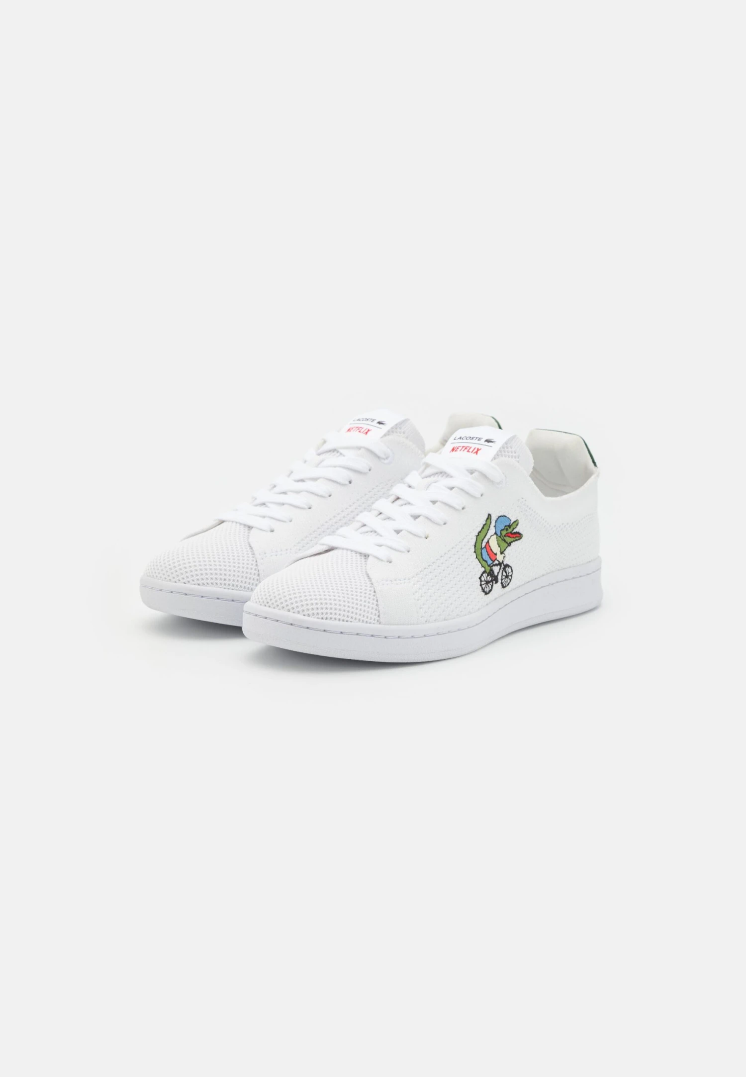 Lacoste X Netflix - Sneakers Court Femme - Sneakers Laag - White/Green 3 Lacoste X Netflix - Sneakers Court Femme - Sneakers Laag - White/Green - Afbeelding 3