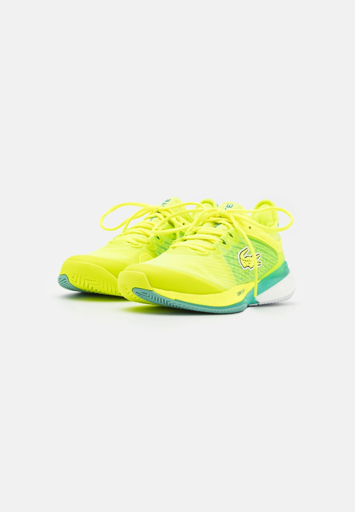 Lacoste Sport Ag-Lt23 Lite - Tennisschoenen Voor Alle Ondergronden - Yellow/Green 2 Lacoste Sport Ag-Lt23 Lite - Tennisschoenen Voor Alle Ondergronden - Yellow/Green - Afbeelding 2