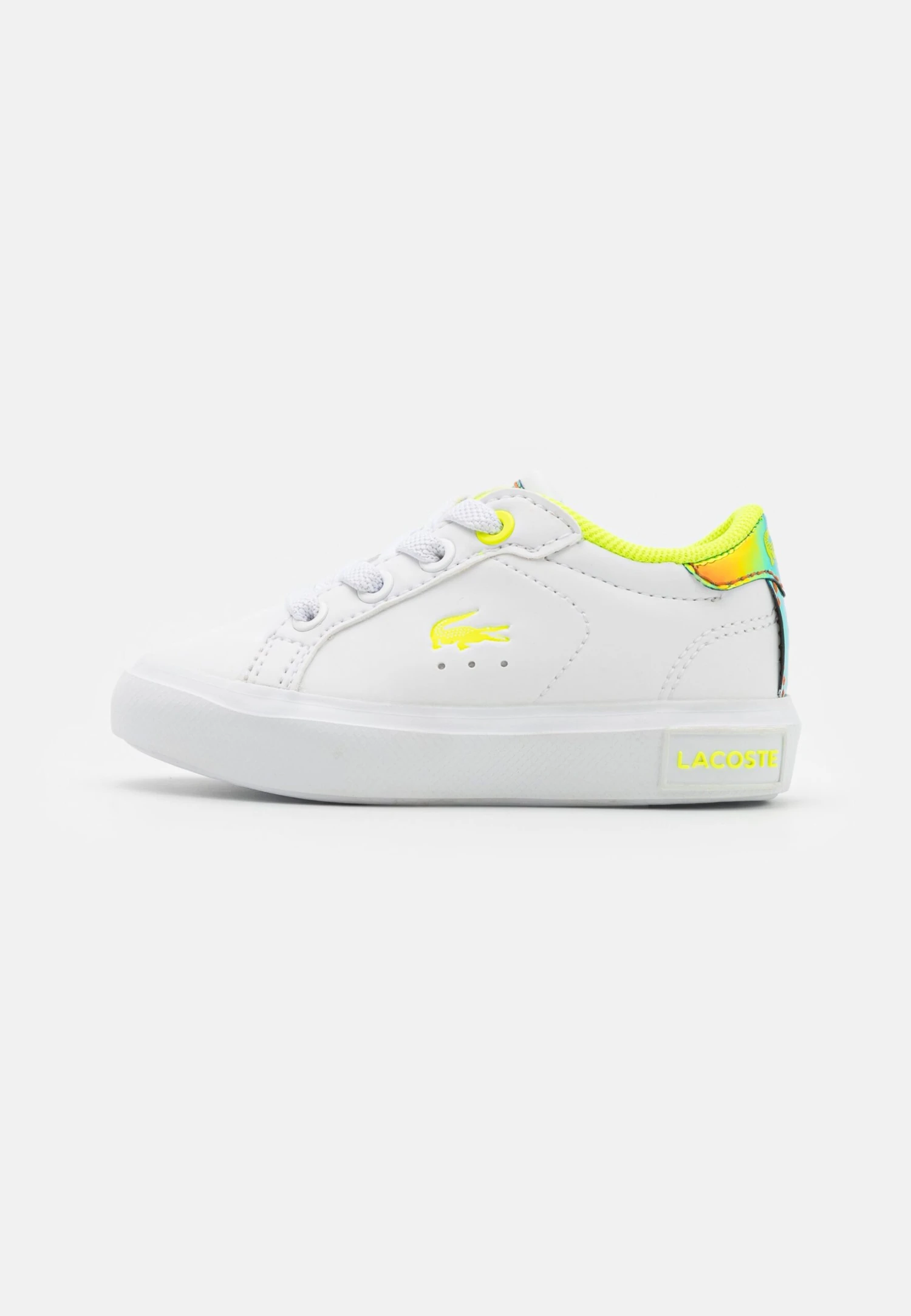 Lacoste Powercourt Unisex - Sneakers Laag - White/Yellow 1 Lacoste Powercourt Unisex - Sneakers Laag - White/Yellow