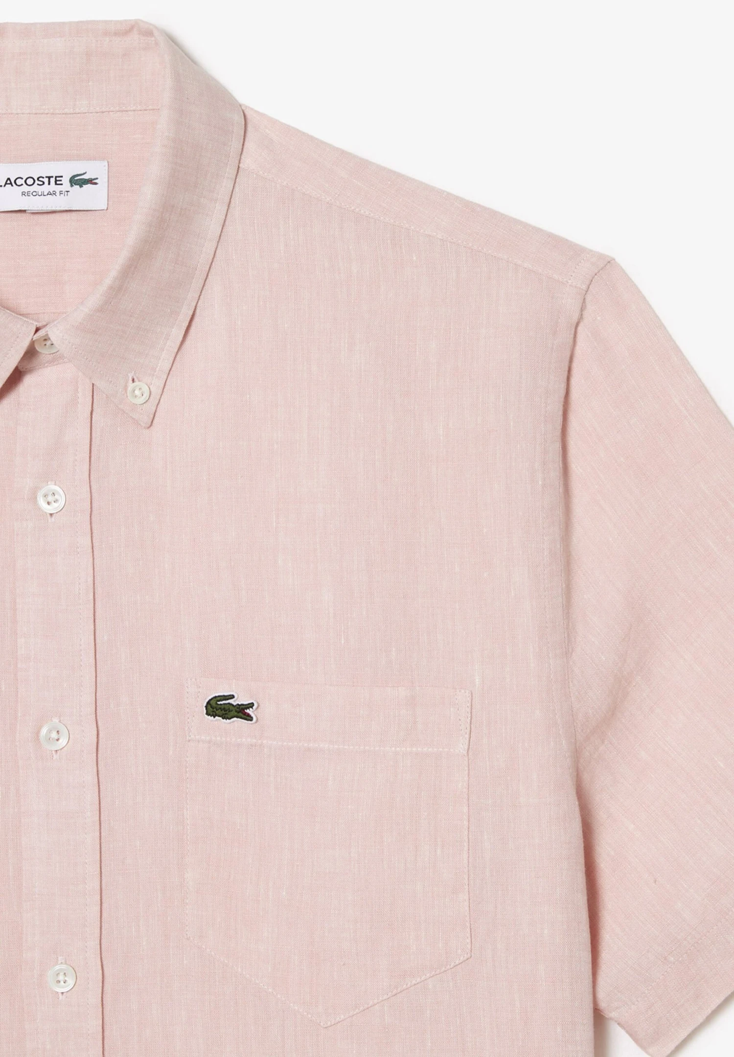 Lacoste Overhemd - Rose Pale 6 Lacoste Overhemd - Rose Pale - Afbeelding 6