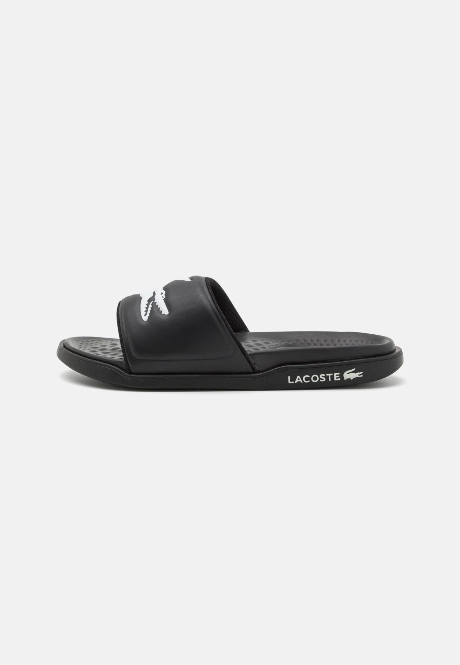 Lacoste Serve Slide Dual - Badslippers - Black/White 1 Lacoste Serve Slide Dual - Badslippers - Black/White