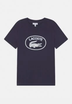 Lacoste Unisex - T-Shirt Print - Marine