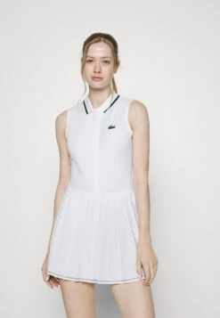 Lacoste Sport Tennis Dress Tour - Jurken - White/Green