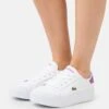 Lacoste Ziane Platform - Sneakers Laag - White/Purple