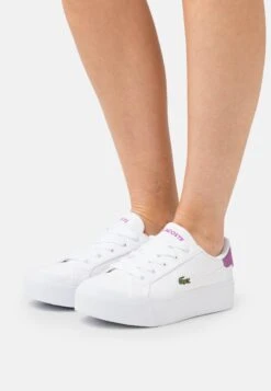 Lacoste Ziane Platform - Sneakers Laag - White/Purple
