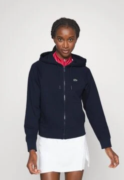 Lacoste Sport Sweater Met Rits - Navy Blue