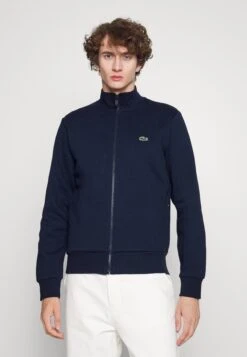 Lacoste Unisex - Sweater Met Rits - Marine