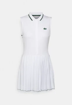 Lacoste Sport Tennis Dress Tour - Jurken - White/Green -Lacoste 7433d25632ea499c980ec942f8a65de7