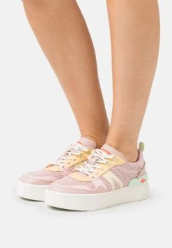Lacoste Sneakers Laag - Light Pink/Light Yellow