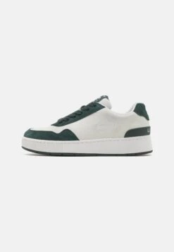 Lacoste Ace Clip- Sneakers Laag - White/Dark Green