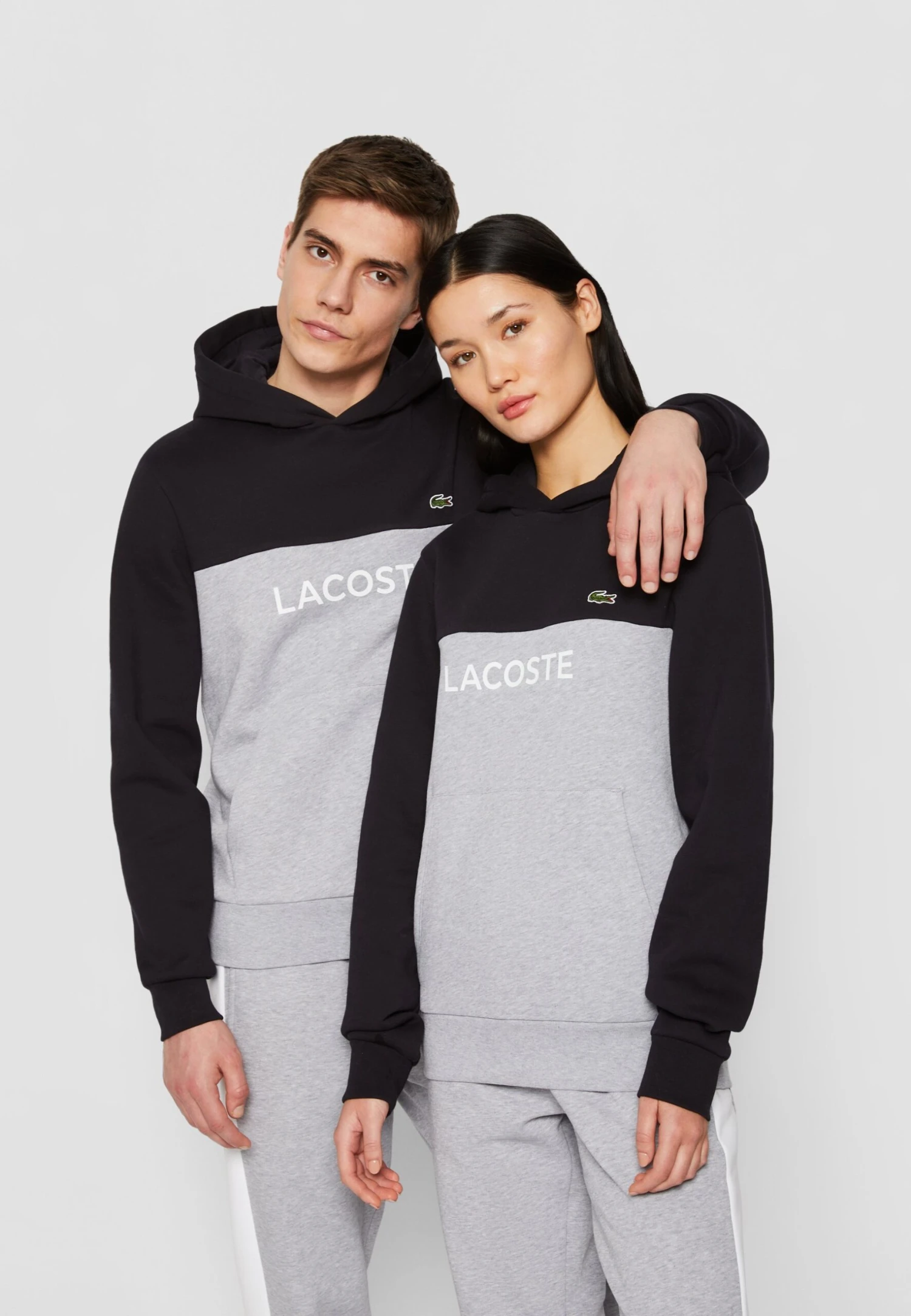 Lacoste Hoodie - Abysm/Silver Chine 2 Lacoste Hoodie - Abysm/Silver Chine - Afbeelding 2