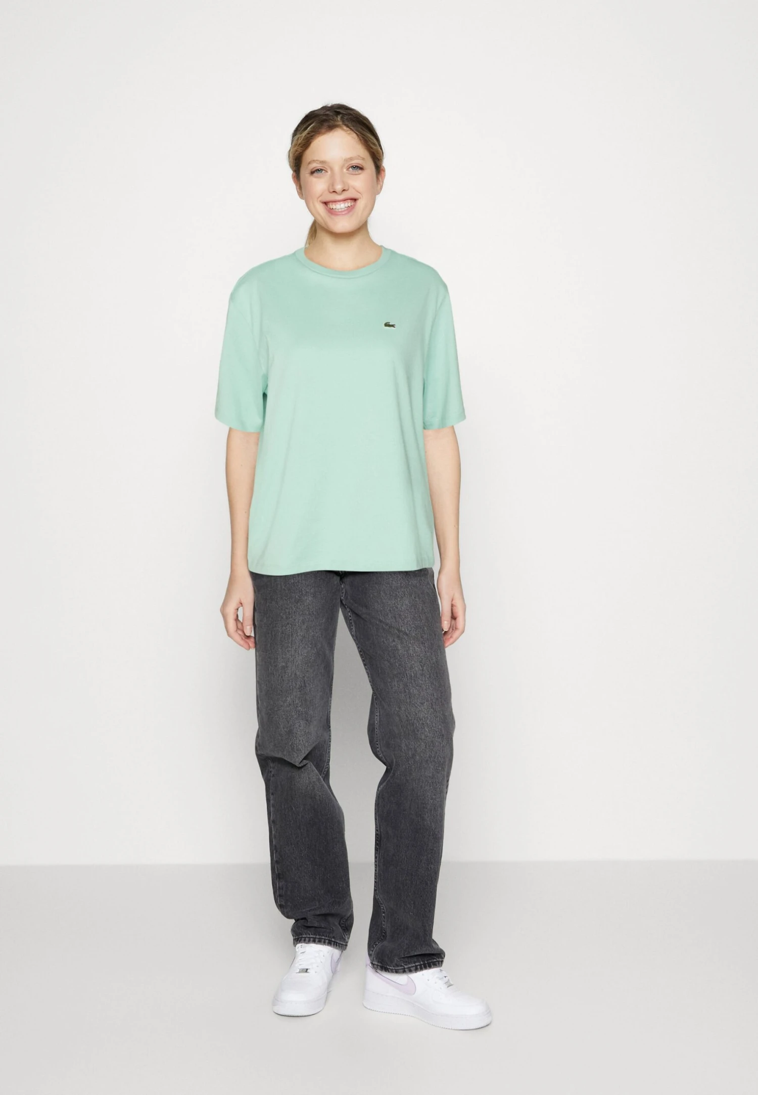 Lacoste T-Shirt Basic - Pastille Mint 2 Lacoste T-Shirt Basic - Pastille Mint - Afbeelding 2