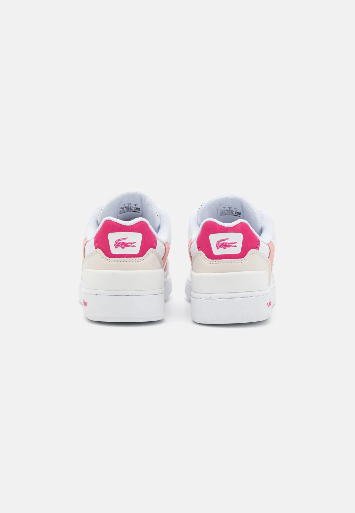 Lacoste T-Clip- Sneakers Laag - White/Pink 4 Lacoste T-Clip- Sneakers Laag - White/Pink - Afbeelding 4