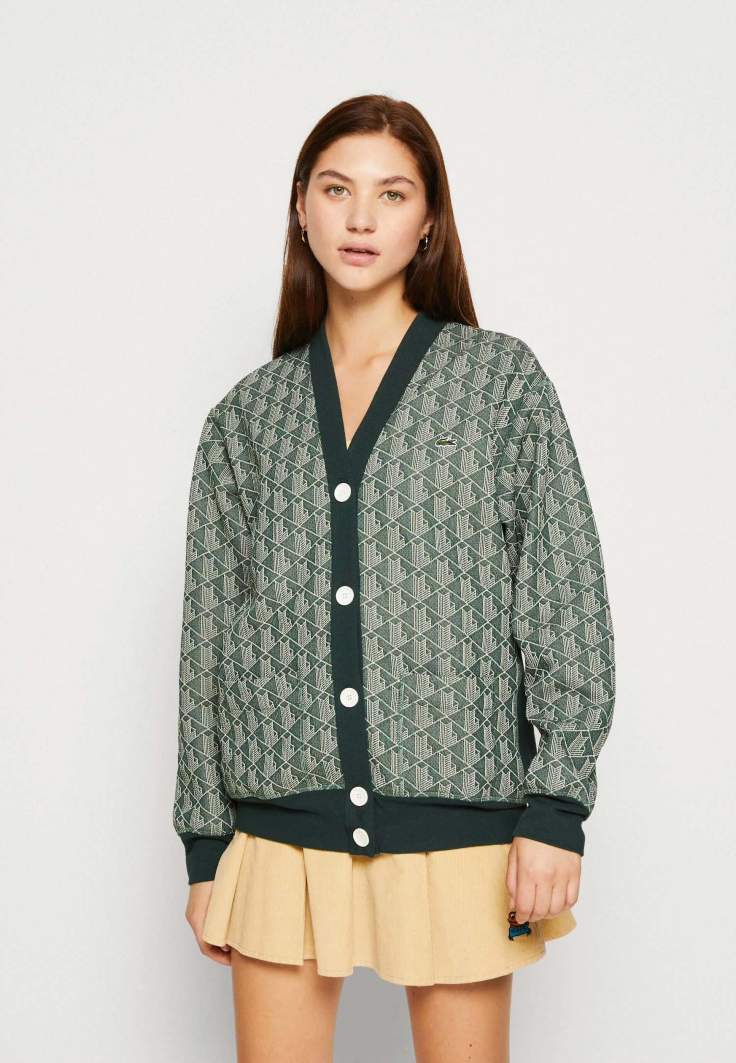 Lacoste Vest - Green/Wood Shaving 1 Lacoste Vest - Green/Wood Shaving