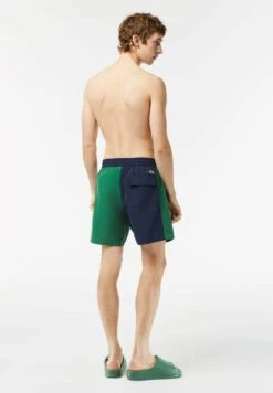 Lacoste Zwemshorts - Bleu Marine/Vert/Blanc -Lacoste 7fb355e7fa954cb4aca29f3ff3f982cf