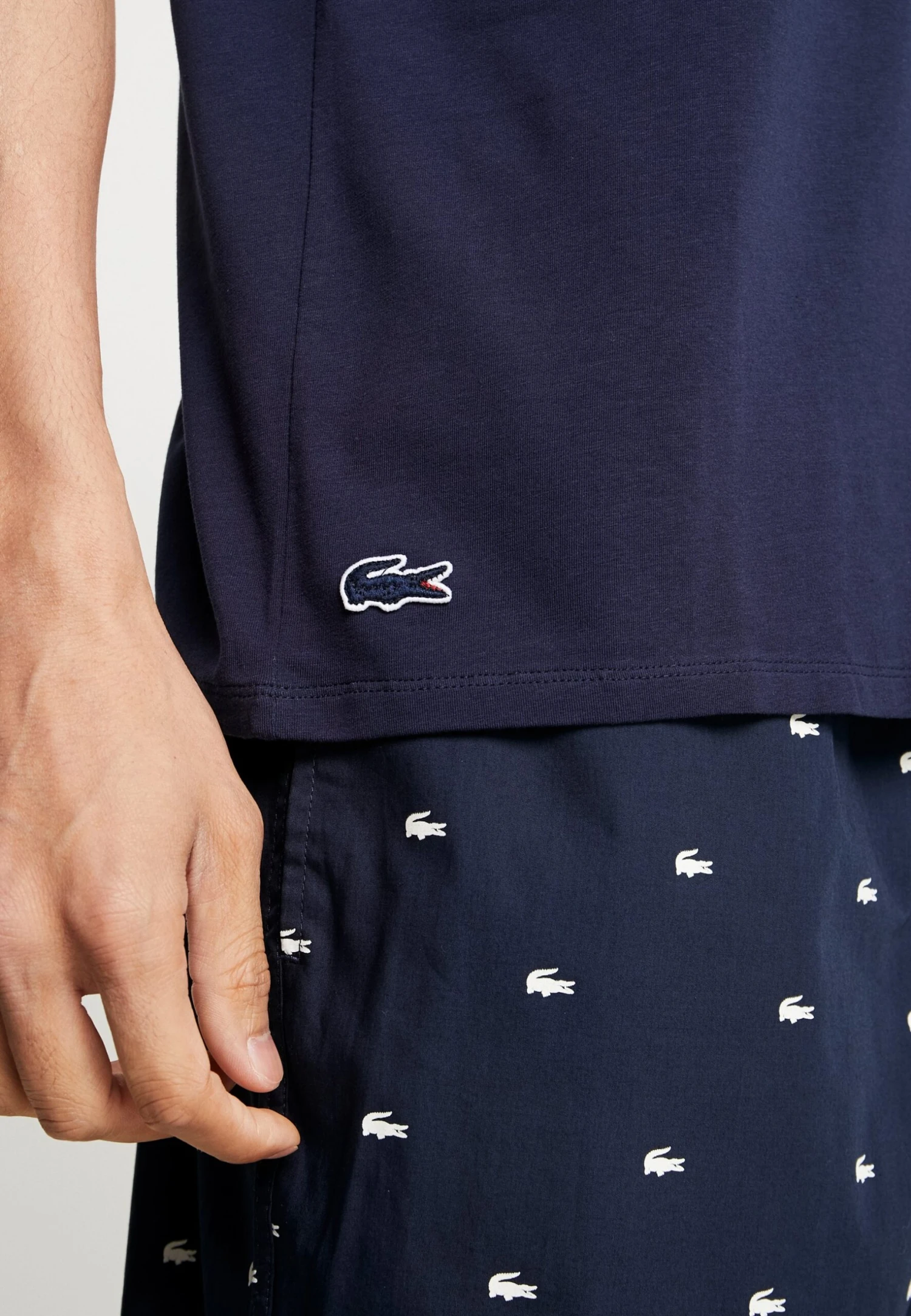 Lacoste Pyjamashirt - Navy Blue 6 Lacoste Pyjamashirt - Navy Blue - Afbeelding 6