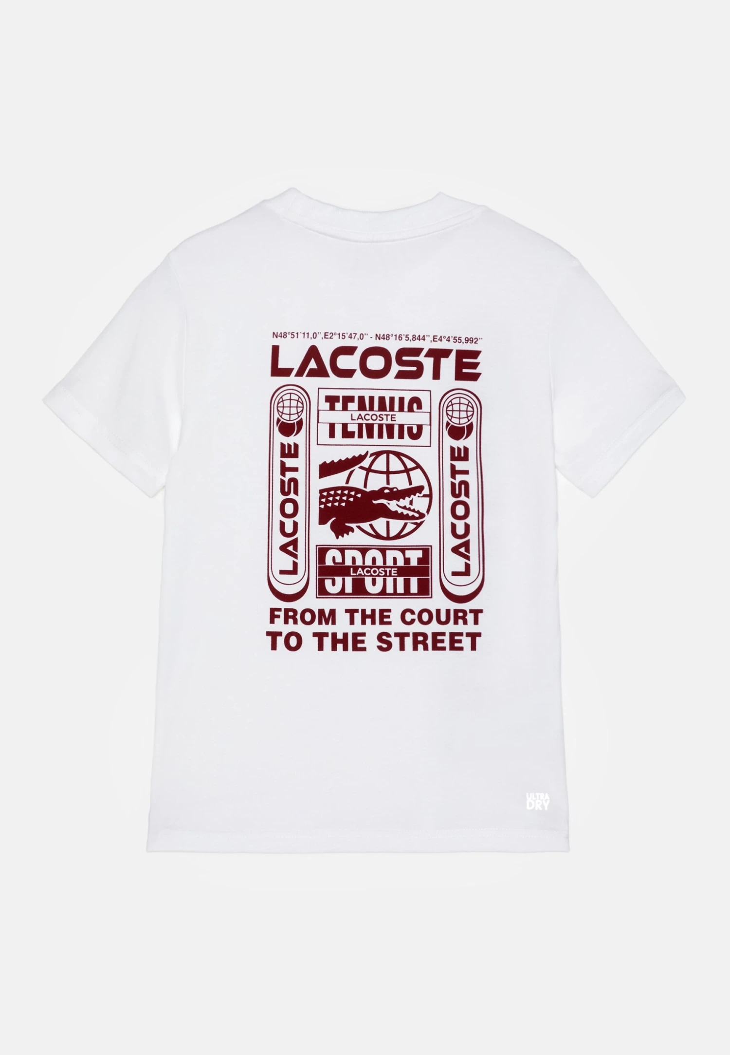 Lacoste Sport Unisex - T-Shirt Print - White 2 Lacoste Sport Unisex - T-Shirt Print - White - Afbeelding 2