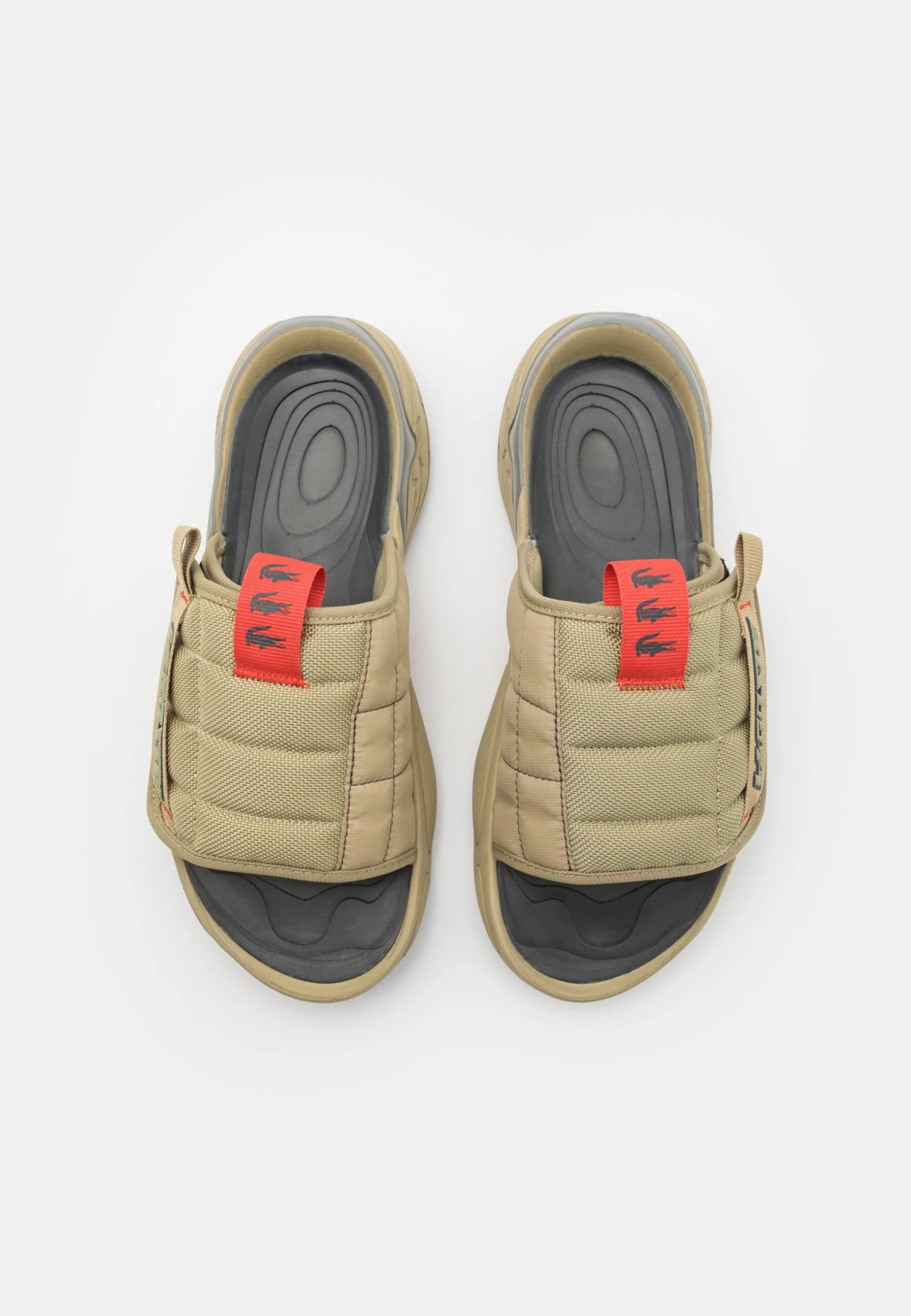 Lacoste Ace Slide - Muiltjes - Khaki/Dark Grey 4 Lacoste Ace Slide - Muiltjes - Khaki/Dark Grey - Afbeelding 4